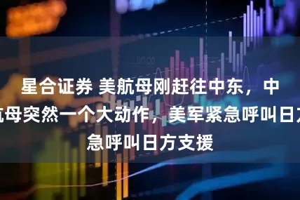 星合证券 美航母刚赶往中东，中方双航母突然一个大动作，美军紧急呼叫日方支援